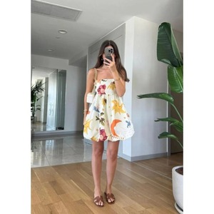 เดรสผ้าฝ้ายทอแบบทำมือสไตล์อินเดียพิมพ์ลายดอกไม้เดรสขนาดเล็กสำหรับผู้หญิงชุดปาร์ตี้ซักได้ของขวัญวันเกิด - Product Image 2