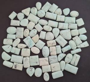 Cabochon de Howlite naturelle de haute qualité de qualité supérieure aux prix de gros prêt à expédier des pierres précieuses de guérison en vrac OEM - Product Image 3