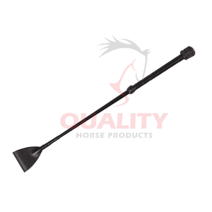 แส้หนังวัวทำจากหนังม้าสีน้ำตาลดำสำหรับขี่ม้าจากผู้ผลิตโรงงาน - Product Image 1