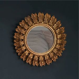 Miroir en forme de cœur en aluminium coulé de qualité supérieure, Milagro, cœur sacré, décoration murale, art populaire mexicain de luxe, décoration intérieure - Product Image 6