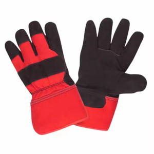 Guantes DE SEGURIDAD DE CUERO dividido de piel de vaca canadiense de alta calidad de alta resistencia Mejor rendimiento Uso industrial y laboral - Product Image 3