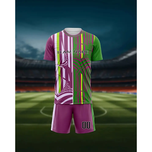 Maillot de football américain sur mesure, imprimé en sublimation multicolore de qualité supérieure, haut court d'équipe, maillot de football américain de qualité supérieure - Product Image 4