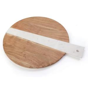 Dernière planche à fromage en marbre Planche à découper écologique de luxe avec outil à fromage Ustensiles de cuisine dans un emballage en boîte - Product Image 4