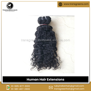 Concessionnaire de confiance vendant à l'origine une qualité optimale 100% cuticule brute non transformée vierge naturelle extension de cheveux humains bouclés - Product Image 4