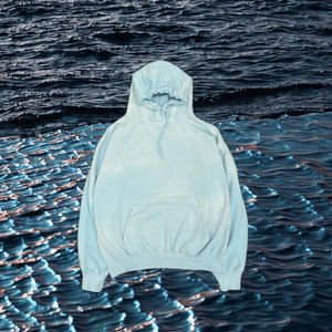 เสื้อมีฮู้ดซิปสำหรับผู้ชายผ้าฝ้าย100% เทอร์รี่ผ้าเกล็ดปลาแบบวินเทจซักด้วยกรดผลิตจากผ้าโครเชต์ - Product Image 3