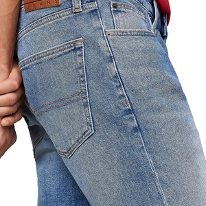 Pantalones cortos cómodos clásicos de alta calidad, transpirables y cómodos con su propio logotipo, con cremallera y botones, ropa de verano de algodón - Product Image 5