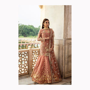 Vêtements islamiques traditionnels indiens pakistanais Salwar kameez khadr fait à la main Balochi Galla robe musulmane élégante comme lehenga choli - Product Image 3