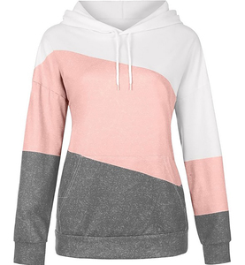 Nueva Sudadera con Capucha Informal de Algodón de Punto para Mujer, 320 g/m², Color Sólido, Transpirable, Antibolitas, con Serigrafía en la Parte Delantera, para Otoño - Product Image 3