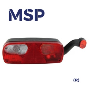 25-2610-001 - Aspock ECOPOINT I - Marcador Lateral Derecho de 7 Pines con Contorno - Piezas y Accesorios para Remolques - MSP Export - Product Image 2