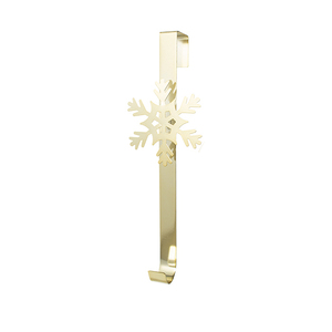 <b>Christmas</b> Gift Classy Wreath Hanger Metal Indoor & Outdoor Home Hotel <b>Door</b> Entryway Hanging Decor Xmas Festive Party <b>Decoration</b> - Product Image 4