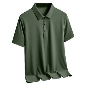 Polo informal de negocios para hombre, camisetas de manga corta en blanco lisas negras, camiseta de Golf deportiva con logotipo bordado con impresión personalizada - Product Image 4