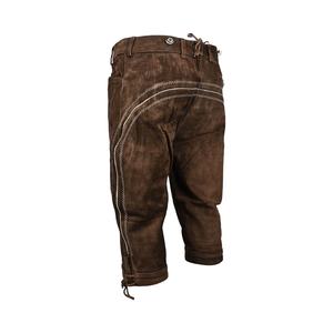 Elegante Lederhosen bávaro, Kniebund Hosen, Hombres Ledersosen Trachten Lederhosen Pantalones de cuero con tirantes 2025 - Product Image 2