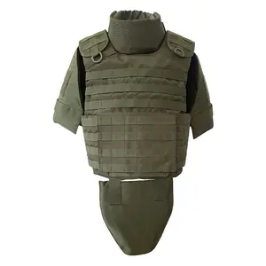 Outdoor Full Coverage 1000D Nylon Camo Armored Vest Plate Carrier Combat Tactical Vest With Soft Plates