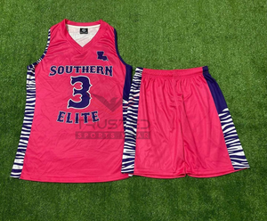 ชุดบาสเก็ตบอลทีมพิมพ์ลายราคาส่งแบบซับลิเมชั่นสำหรับผู้ชาย บริการ OEM แห้งเร็วและระบายอากาศได้ดี - Product Image 3