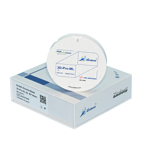 บล็อกเซรามิกสำหรับงานทันตกรรม บล็อกเซอร์โคเนียสำหรับงาน <span class=keywords><strong>CAD</strong></span>/<span class=keywords><strong>CAM</strong></span> ขนาด 10/12/14/16/18/20/22/25/30 มม. แผ่นเซอร์โคเนีย 3D Pro หลายชั้น - Product Image 2