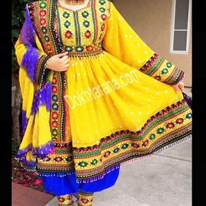 Truyền thống afghani choàng trong màu vàng với ưa thích ngực với chất lượng tốt nhất của chúng tôi và thấp moq 2024 - Product Image 3