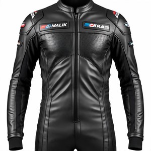 ชุดหนังวัวแบบปรับแต่งได้เต็มรูปแบบตัวป้องกันหลัง CE Level 2ตัวยืด Schoeller Keprotec แบบมีตัวเลือกทีมสั่งซื้อจำนวนมาก - Product Image 4