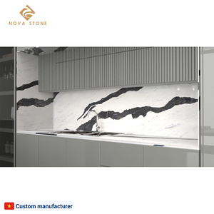 Encimera de cocina de cuarzo NV1030, barra de Ingeniería Comercial resistente a los arañazos, piedra de cuarzo Artificial, losa de sobremesa de cocina - Product Image 2