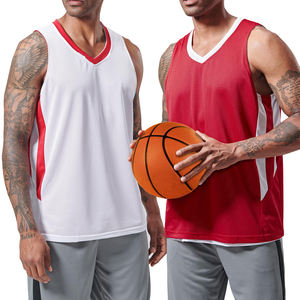 Descuento promocional Camisetas de baloncesto para la venta Personalizado Durable Reversible en stock Hombres Ropa de baloncesto Jersey - Product Image 2
