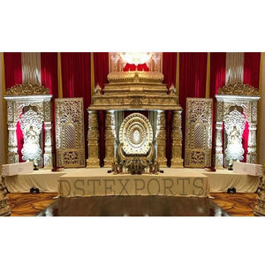 Scène de mariage sud-indien Manavarai/Mandap meilleure scène de mariage sud-asiatique Manavarai décoration spéciale de scène de mariage Manavarai - Product Image 1