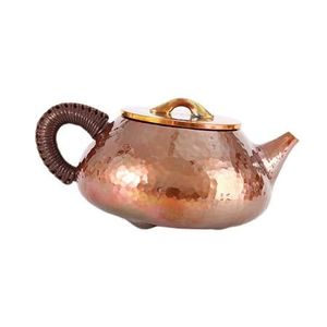 Premium Handcrafted Copper Coffee <b>Pot</b> With Food Safe Interior Perfect For Brewing Fresh Aromatic Coffee Every Morning - Product Image 2