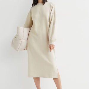 Sudadera de algodón 100% para mujer con diseño lavado con ácido, logotipo de letra, forro polar cálido con capucha para otoño e invierno, Technics estampados - Product Image 2