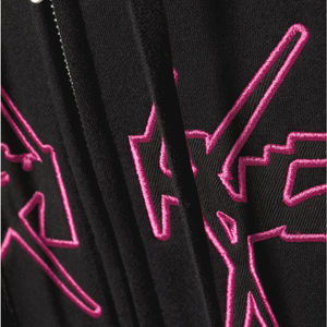 Fabricant d'usine de sweats à capuche à fermeture éclair complète poids lourd sweat à capuche à fermeture éclair complète au design personnalisé pour adultes - Product Image 5