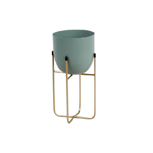 Ensemble de 3 pots de fleurs dorés, design simple, pour décoration extérieure et événements – Vente flash - Product Image 4