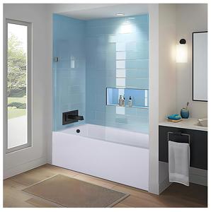 Bañera de esquina redonda de moda acrílica moderna ajustable duradera superior de buena calidad - Product Image 1