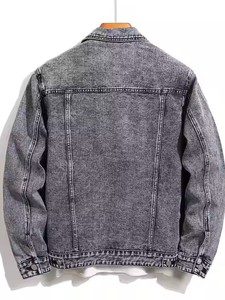 Temps de retournement rapide quantité minimale de commande bas veste en jean pour hommes de qualité supérieure avec tarif personnalisé vêtements d'extérieur vêtements de fête veste à la mode pour adultes - Product Image 6
