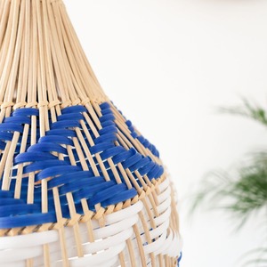 Vietnam Unique Motif Éclairage Plafonniers Rotin Abat-Jour pour Vivre Décor À La Maison Lampes De Luxe Pendentif Lumière Resort Hôtel - Product Image 3