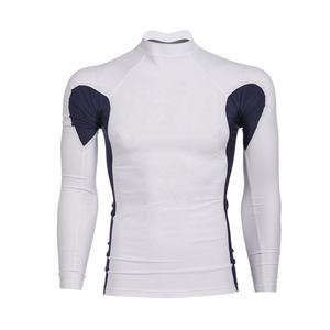 Rashguard athlétique à manches longues UPF, tissu extensible léger pour la protection solaire lors de la natation et des entraînements de surf - Product Image 3