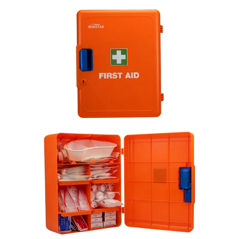 Firstar 260 pezzo pronto soccorso armadio a parete scatola medica da esterno Kit di sopravvivenza ABS custodia impermeabile con pronto soccorso all'aperto