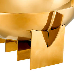 Dernier plat plaqué or pour le stockage des aliments Plat de service des aliments Haute qualité Derniers modèles et bols Bol à fruits pour salade Bol en métal Produit - Product Image 3