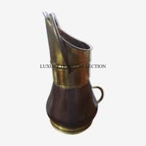 Seau à charbon décoratif en métal fini antique pour les cheminées domestiques, les feux de joie extérieurs, le camping et les grillades. - Product Image 6