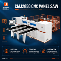 Scie à panneaux horizontale automatique JinHongYu, moteur 23 kW pour le travail du bois, la fabrication de savon à lessive, garantie 1 an, hauteur de coupe maximale 100 mm