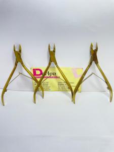 Shinny Gold Plasma Cuticle Nipper Sustainable Steel Nail <b>Tool</b> Custom Logo Sharp Fine Tip Wide Jaw Opening Nail Cuticle Nipper - Product Image 4