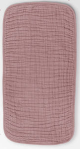 Customized Six-Layer Organic Cotton <b>Muslin</b> Burpcloth <b>Baby</b> Clothing Mauve Dyeing and Printing Set Pack of 6 - Product Image 2