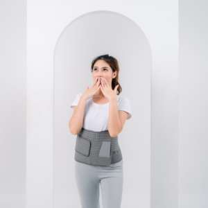 Corset en bambou nano ultra fin, ultra doux, respirant, avec sangles élastiques en coton pour le soutien de l'abdomen/de la taille/du dos, confort quotidien - Product Image 1