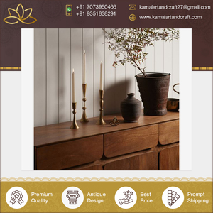 Cubo de madera indio de Estilo Vintage antiguo más vendido de calidad excepcional para uso en interiores y exteriores - Product Image 2