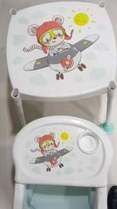 2025 ลดราคาสุดคุ้ม! เก้าอี้เด็กแบบมีโต๊ะและเก้าอี้ ผลิตในตุรกี เหมาะสำหรับห้องนั่งเล่นและห้องครัว ใช้สำหรับให้อาหาร - Product Image 5