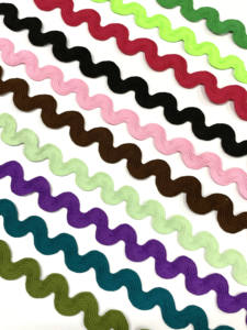 Garniture en dentelle Ric Rec vert clair en polyester Rik Rek Zig Zeg pour vêtements pour femmes africaines et Textiles de maison en gros Kushang Textile - Product Image 6