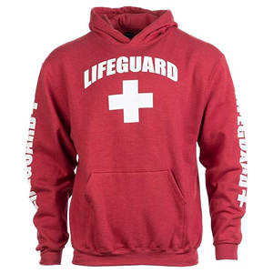 Hot Trending Spring Men's Unisex Pullover Sudadera Salvavidas Rojo 100% Algodón Fleece Grueso Personalizable Hoody Estilo bordado - Product Image 1