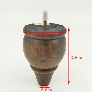 Pieds de canapé contemporains pieds de meuble pieds de canapé personnalisés remplacement de pieds de fauteuil en bois durable table de meuble moderne et élégant mobilier - Product Image 2