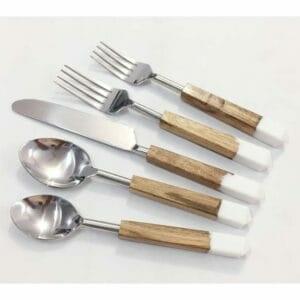 Luxurious Home Tableware Decor Dishwasher Safe Cutlery Set Stainless Steel <b>Flatware</b> Sets of 5 Spoons Forks Knifes Utensils Sets - Product Image 5