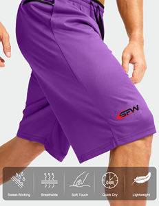 Men's Custom Quick Dry Polyester <b>Cargo</b> Sports <b>Shorts</b> Breathable Fitness Summer Running Basketball Training Plus Size for Adults - Product Image 5