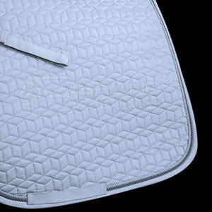 Couverture de cheval d'approvisionnement d'usine du Pakistan Tapis de selle de cheval Conception personnalisée Tapis de selle équestre à l'intérieur du tissu polaire - Product Image 4