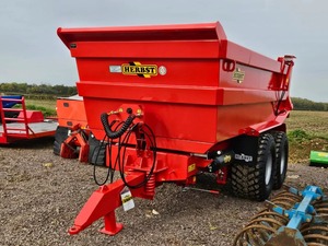 Tractor de 20 toneladas, volquete hidráulico, remolque volquete, maquinaria agrícola con alta seguridad, diseño duradero, 1 año de garantía, barra de remolque de 16m - Product Image 2