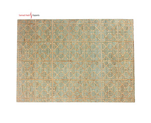 Thiết Kế Mới Tay Dệt Hữu Cơ Đay Sang Trọng Tay Dệt Thảm Đầy Đủ Kích Thước Khu Vực Thảm Cho Số Lượng Lớn Bán Và Xuất Khẩu - Product Image 1