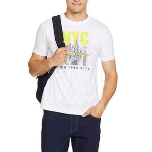 Uso al aire libre Superventas Serigrafía Camisetas 100% Algodón Tejido Transpirable Ecológico Casual Hombres Precio bajo - Product Image 3